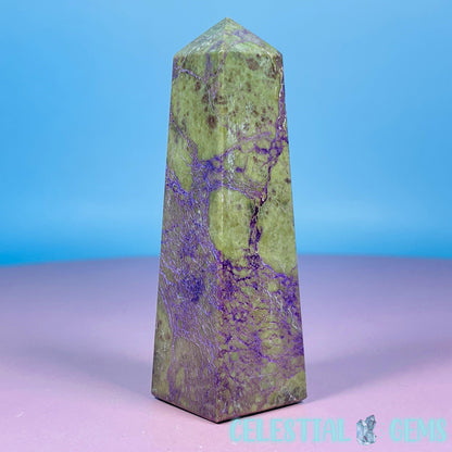 Atlantisite (Stichtite + Serpentine) Obelisk Small Tower