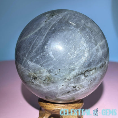 Purple Labradorite Large Sphere (Video)