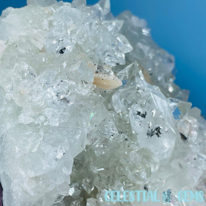 A Grade Diamond Apophyllite + Peach Stilbite Medium Cluster