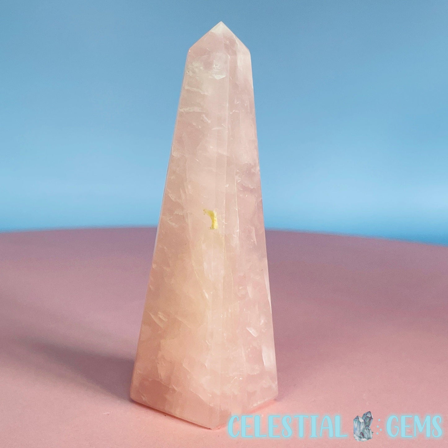 Rose Quartz Obelisk Small Tower