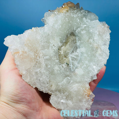 A Grade Diamond Apophyllite + Peach Stilbite Large Cluster