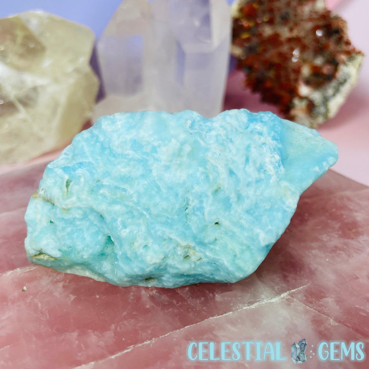 Blue Aragonite Raw Chunk (2 Sizes)