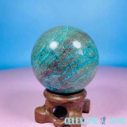 Chrysocolla + Shattuckite Medium Sphere