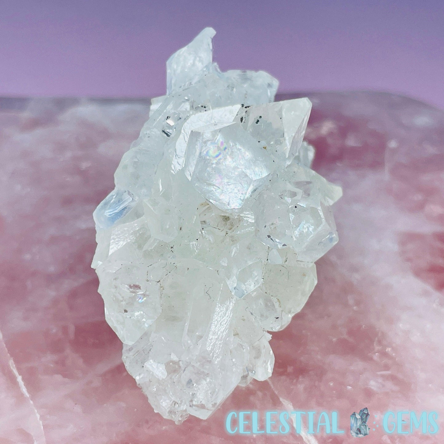 A Grade Diamond Apophyllite Mini Cluster