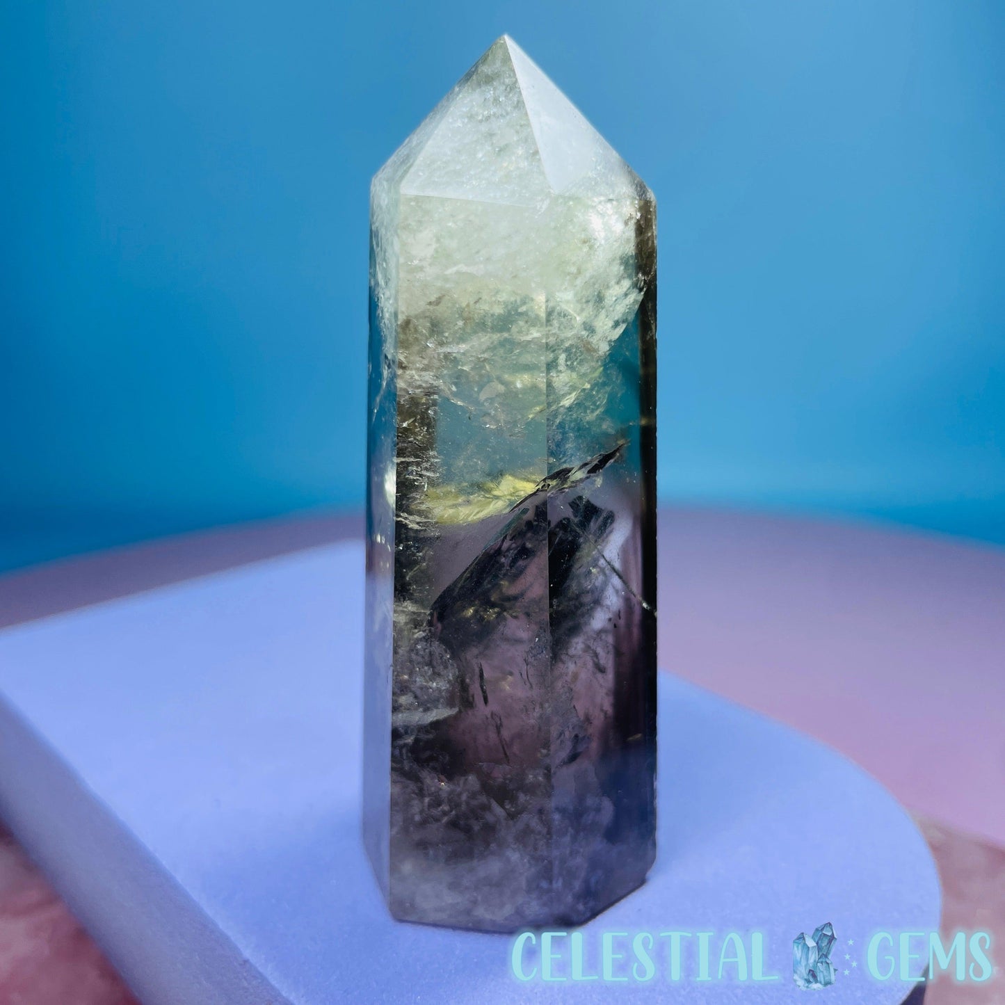 Natural Smoky Citrine Small Tower