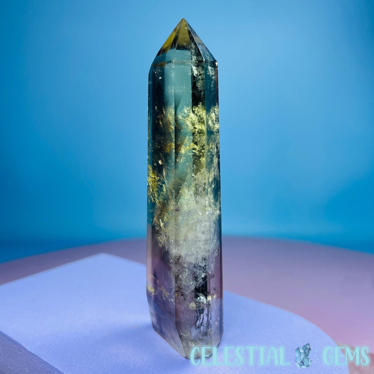 Natural Smoky Citrine Small Tower