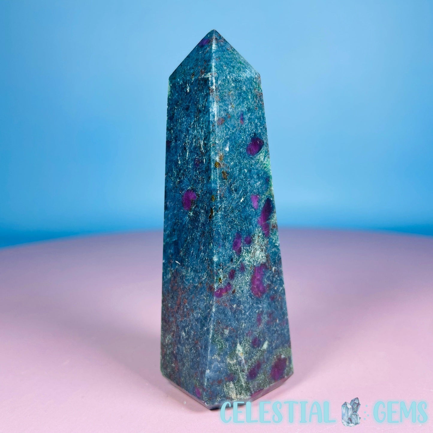 Ruby in Kyanite Obelisk Small Tower