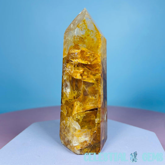 High Grade Golden Healer Quartz Medium Tower