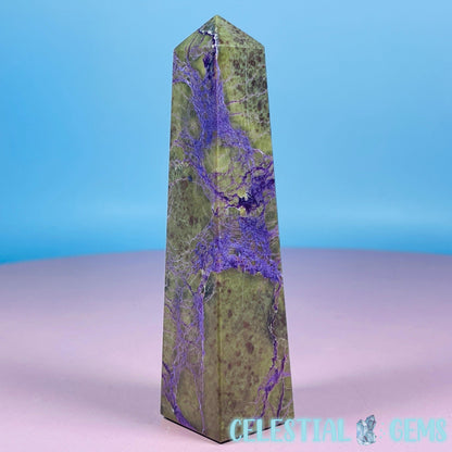 Atlantisite (Stichtite + Serpentine) Obelisk Small Tower