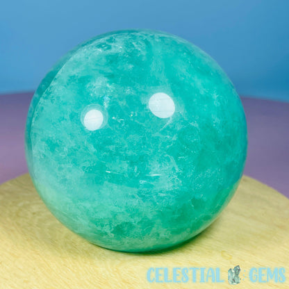 Green Fluorite Medium Sphere (UV Reactive)