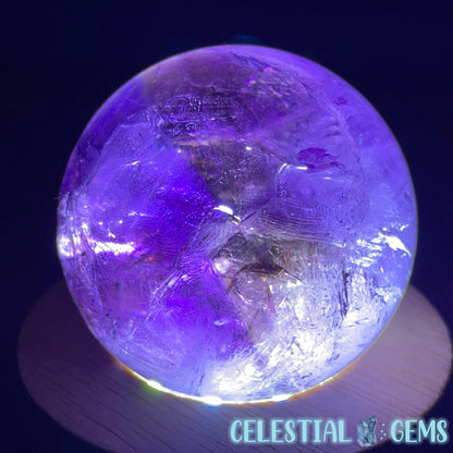 A Grade Bolivian Phantom Ametrine Medium Sphere (Video)