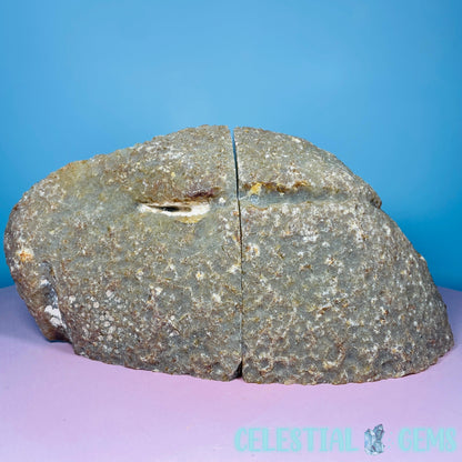 Natural Agate Large Pair of Bookends