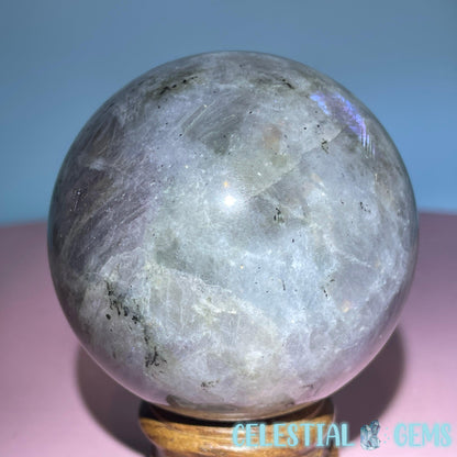 Purple Labradorite Large Sphere (Video)