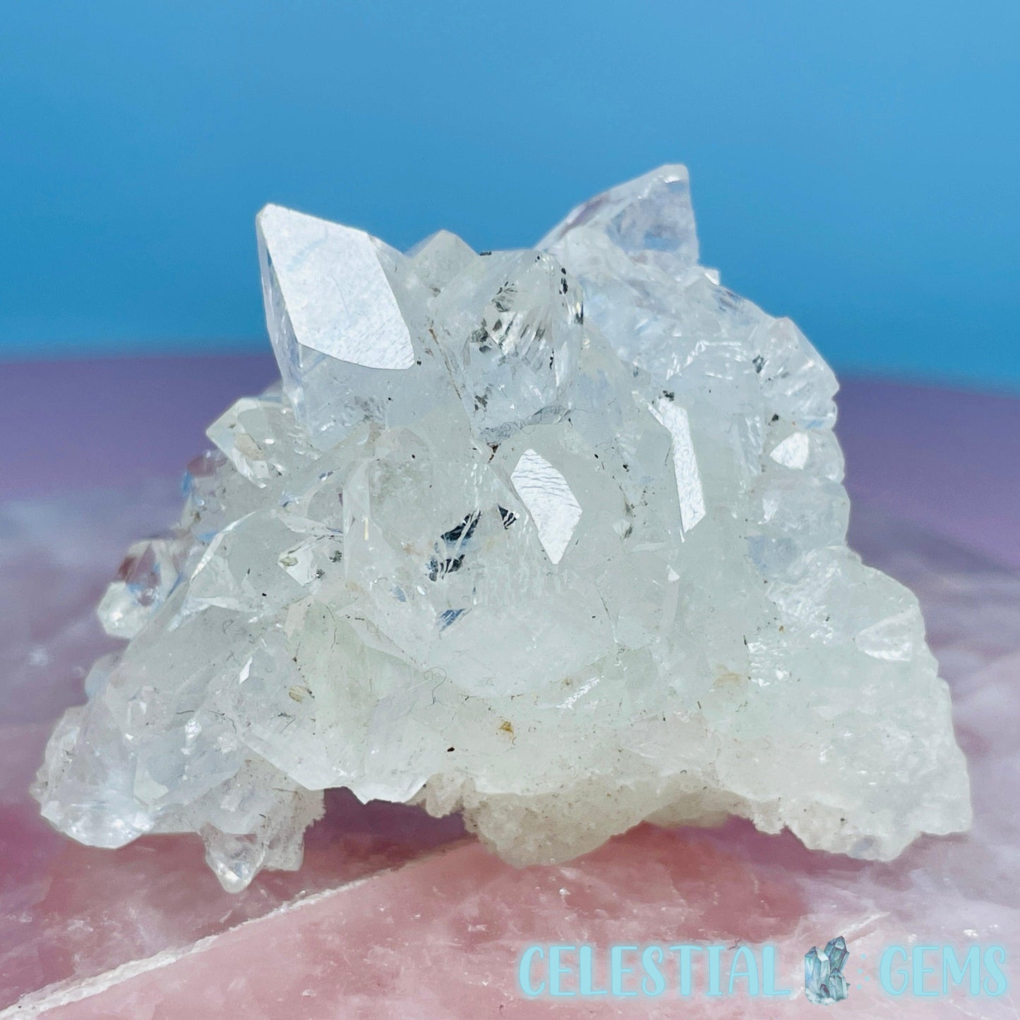 A Grade Diamond Apophyllite Mini Cluster