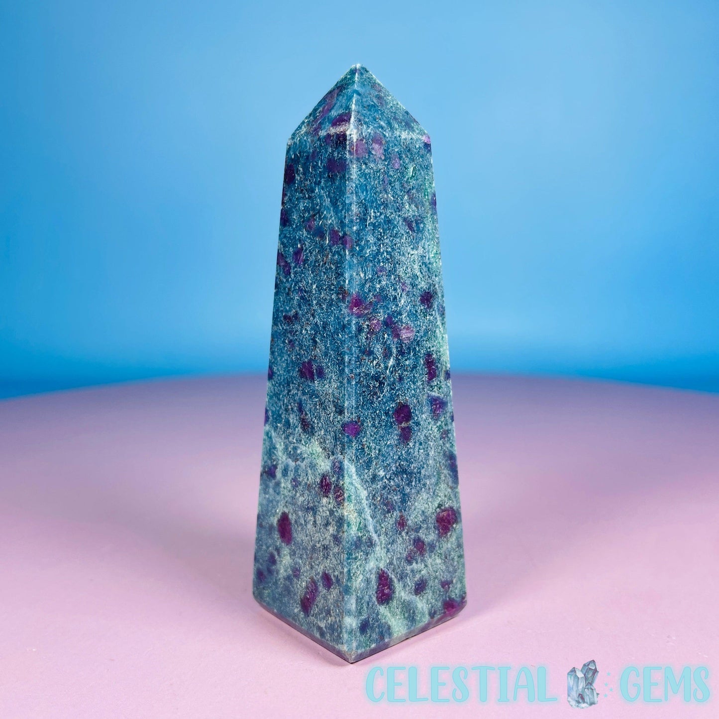 Ruby in Kyanite Obelisk Small Tower