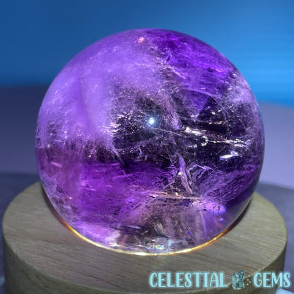 A Grade Bolivian Phantom Ametrine Medium Sphere (Video)