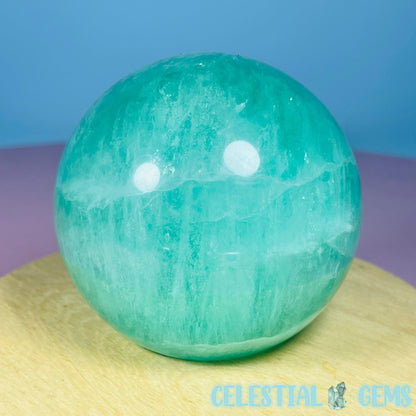 Green Fluorite Medium Sphere (UV Reactive)