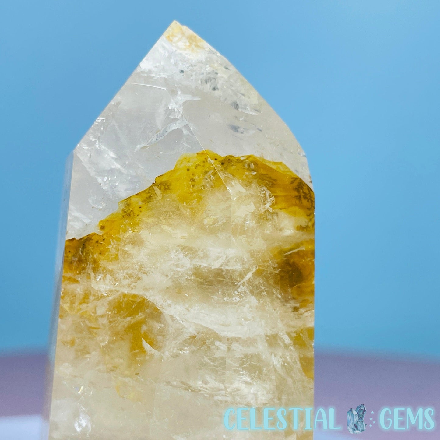 High Grade Golden Healer Quartz Small Tower