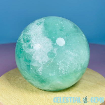 Green Fluorite Large Sphere (UV Reactive)