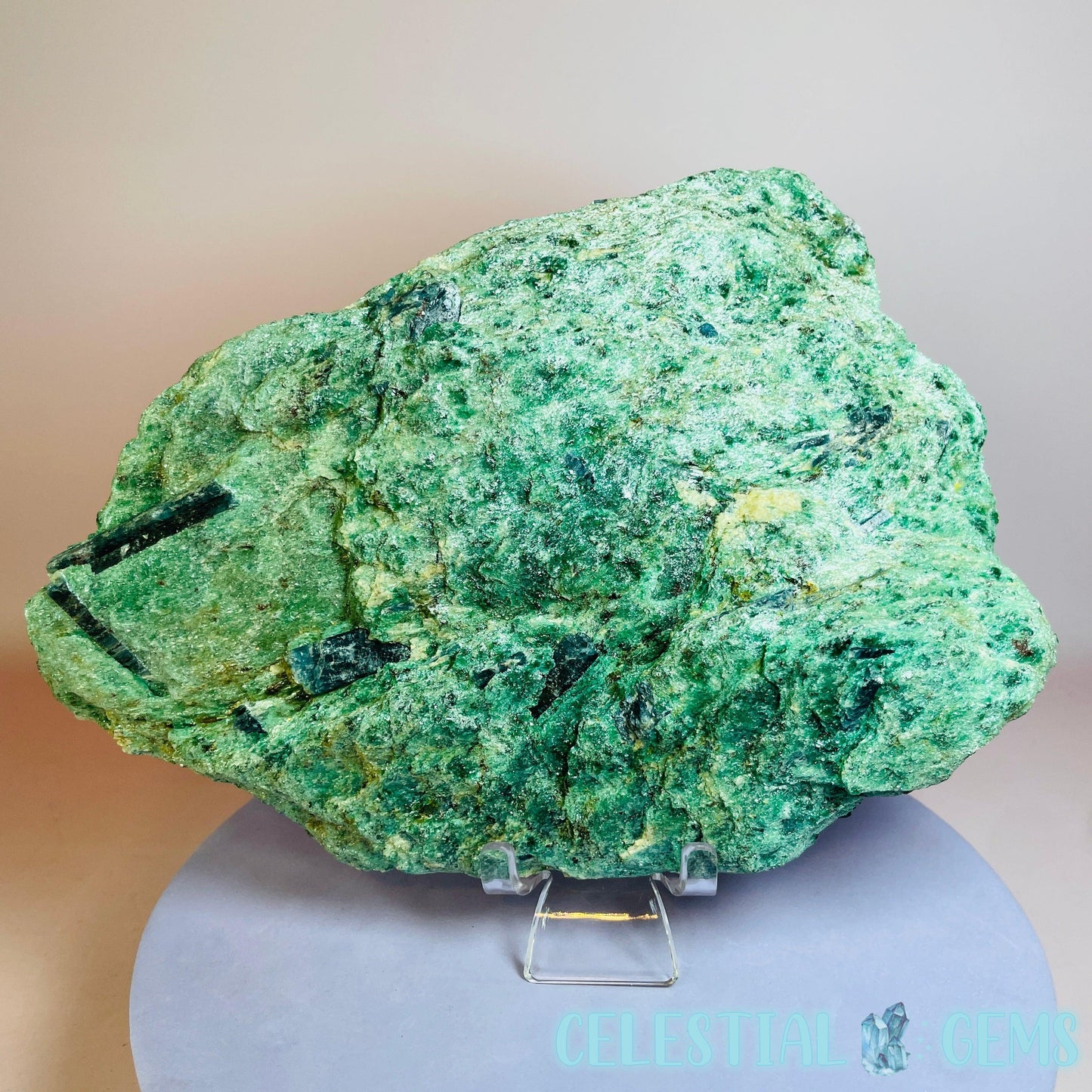 Fuchsite Mica + Kyanite Large Raw Chunk (Glittery Sparkles!)