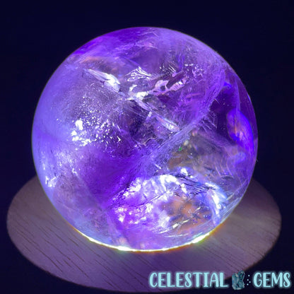 A Grade Bolivian Phantom Ametrine Medium Sphere (Video)
