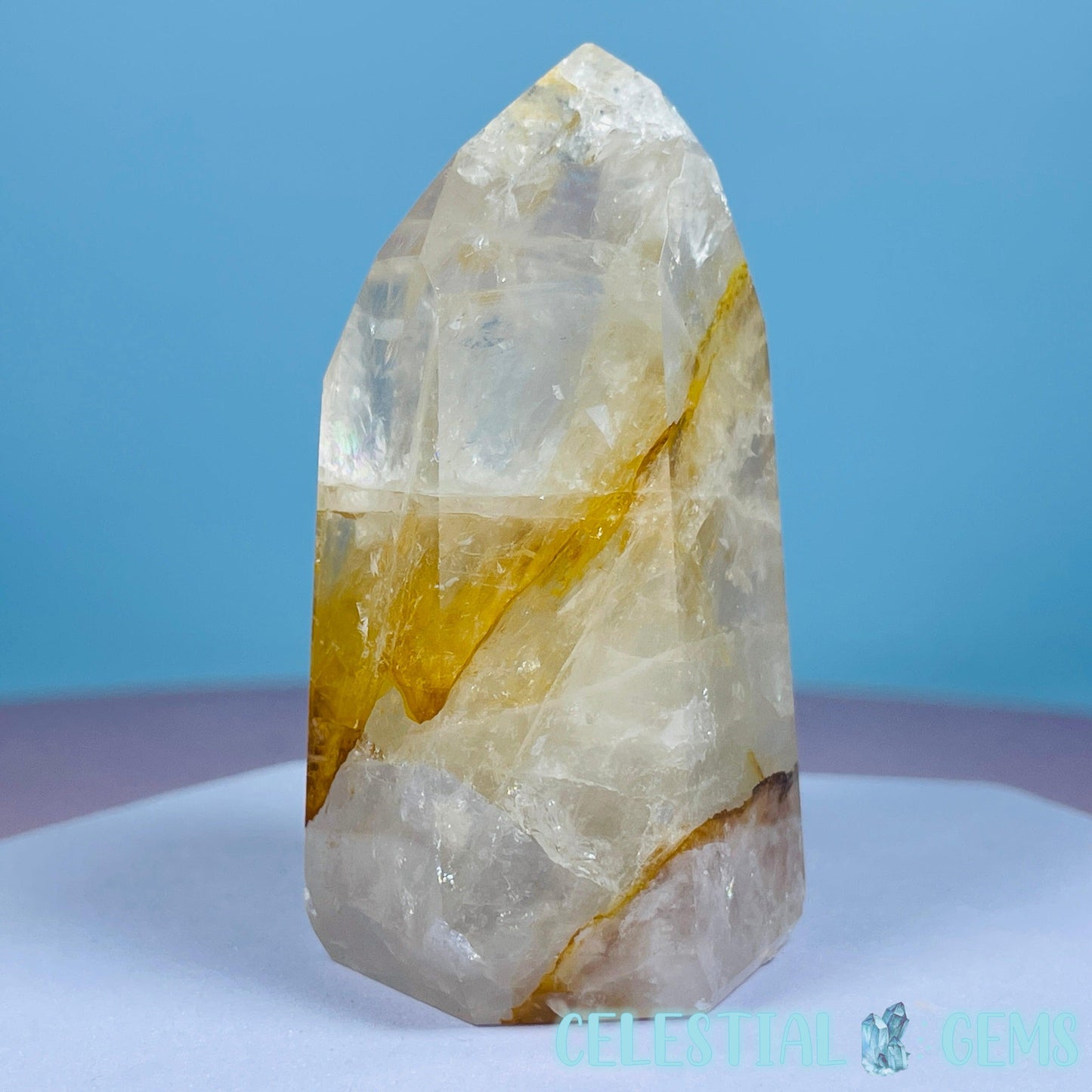 High Grade Golden Healer Quartz Small Tower