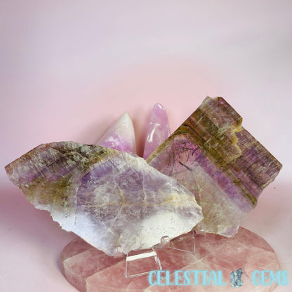 Super Seven Amethyst Medium Slice