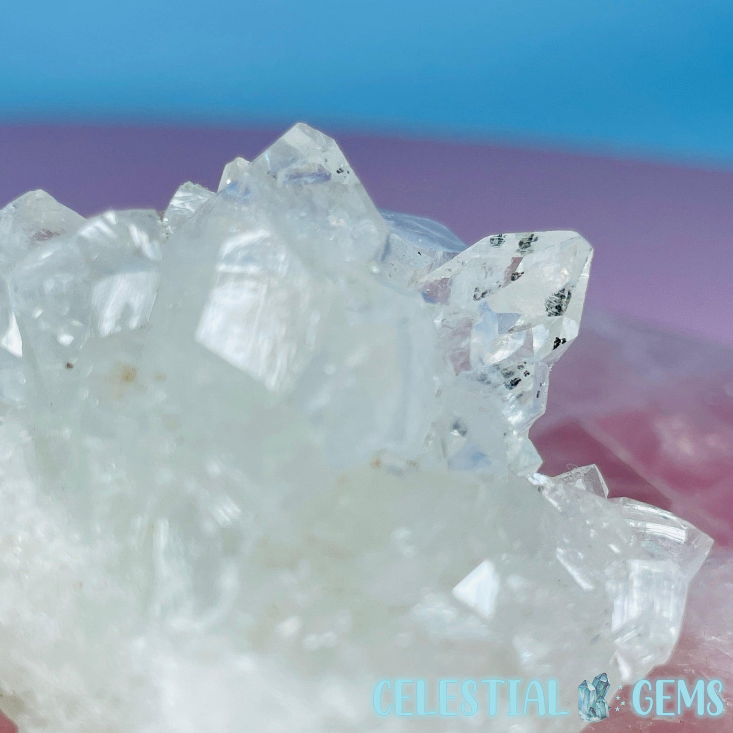 A Grade Diamond Apophyllite Mini Cluster