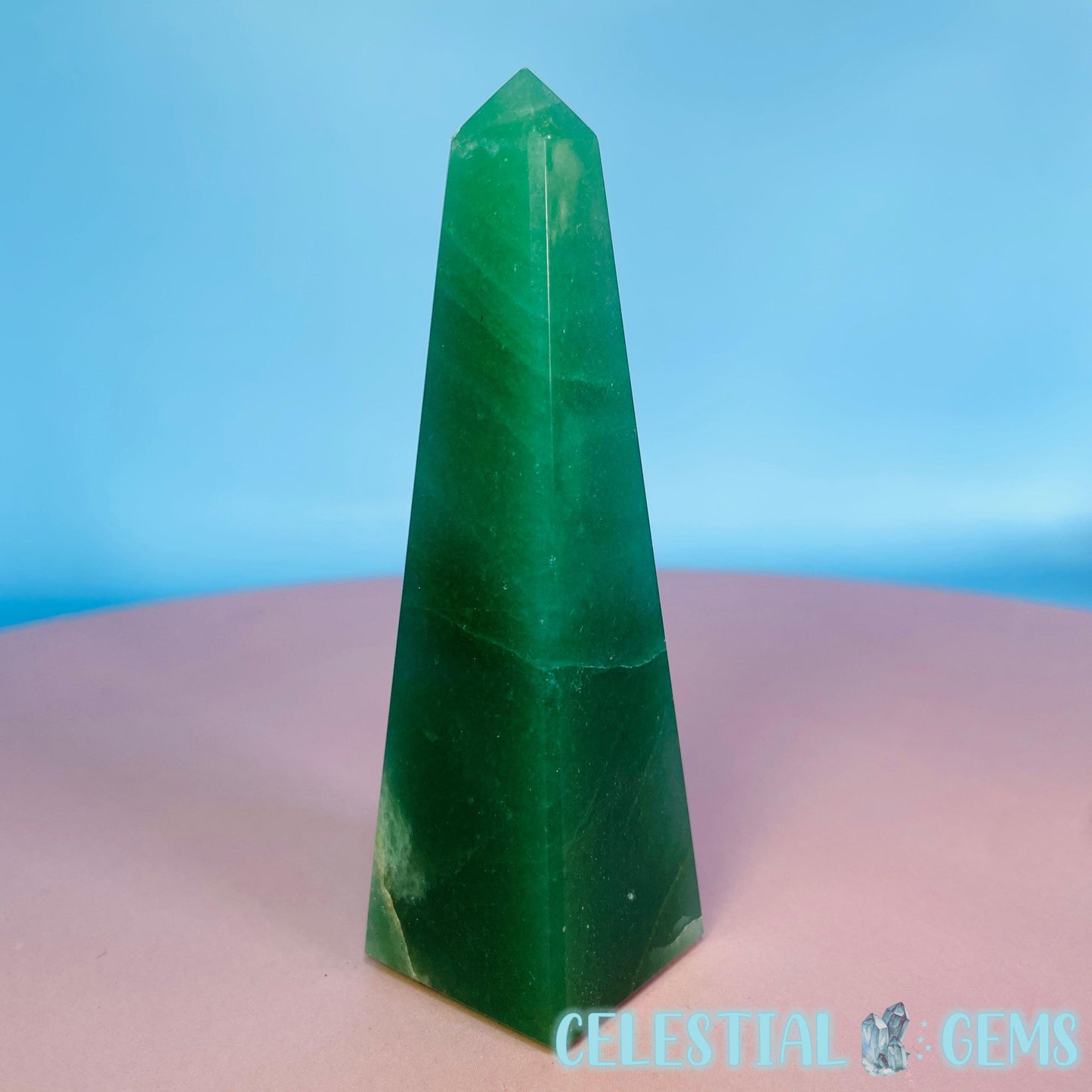 Green Aventurine Obelisk Small-Medium Tower