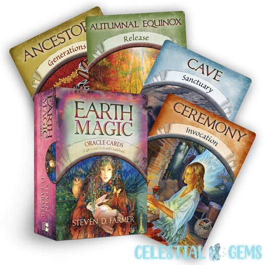 Earth Magic Oracle Card Deck by Steven D. Farmer