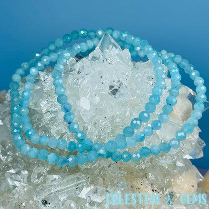 Amazonite Faceted 4mm Bracelet