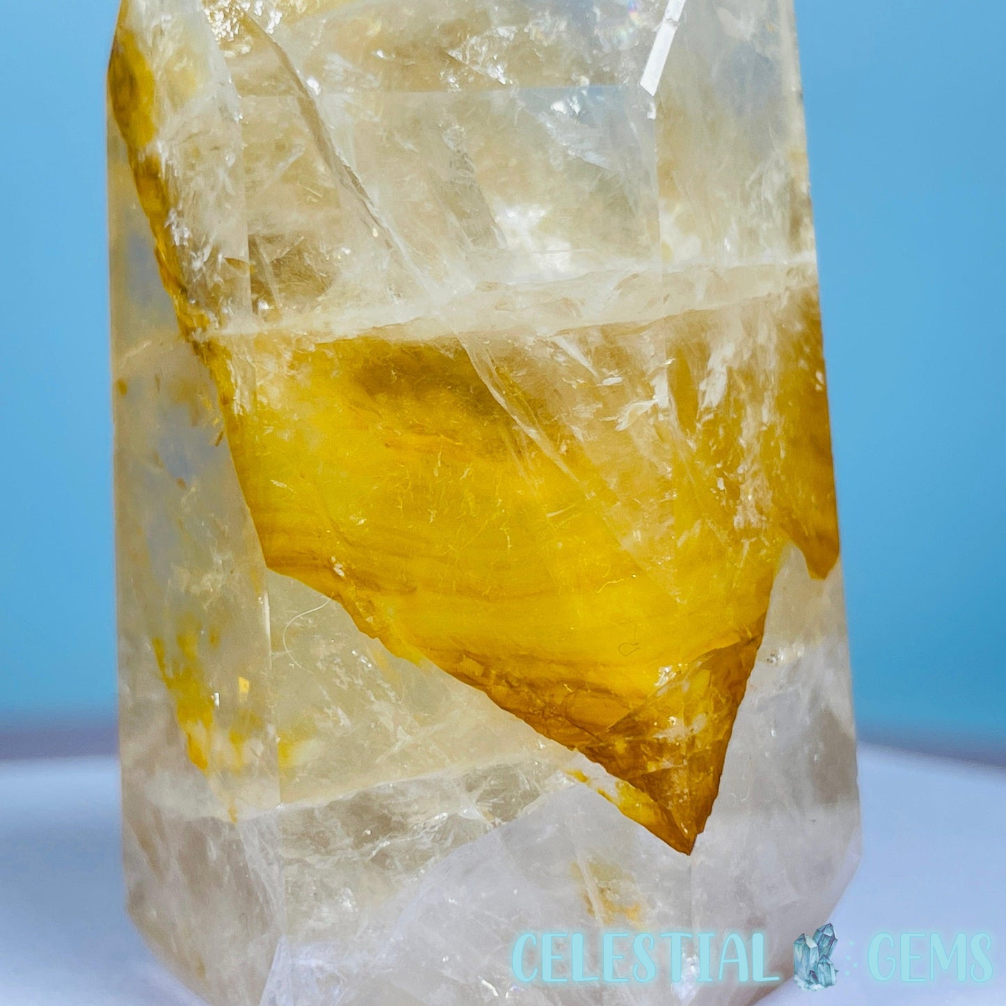 High Grade Golden Healer Quartz Small Tower