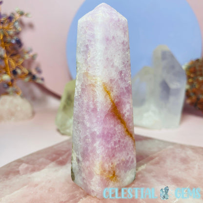 Pink Aragonite Small-Medium Obelisk Tower