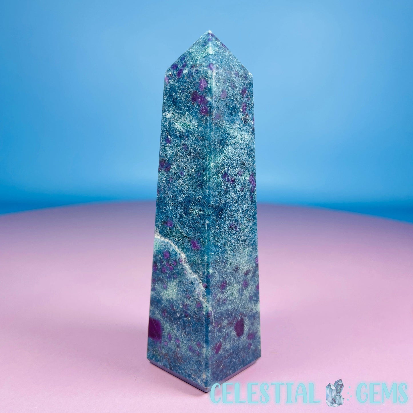 Ruby in Kyanite Obelisk Small Tower