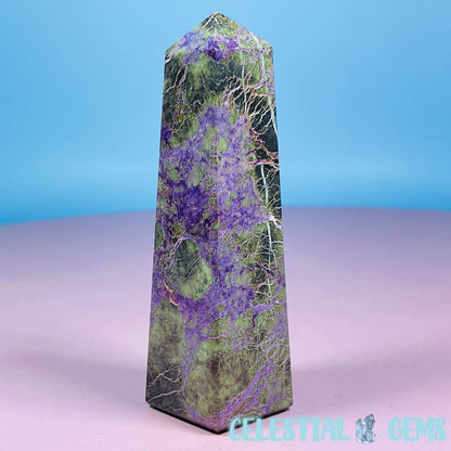 Atlantisite (Stichtite + Serpentine) Obelisk Small Tower