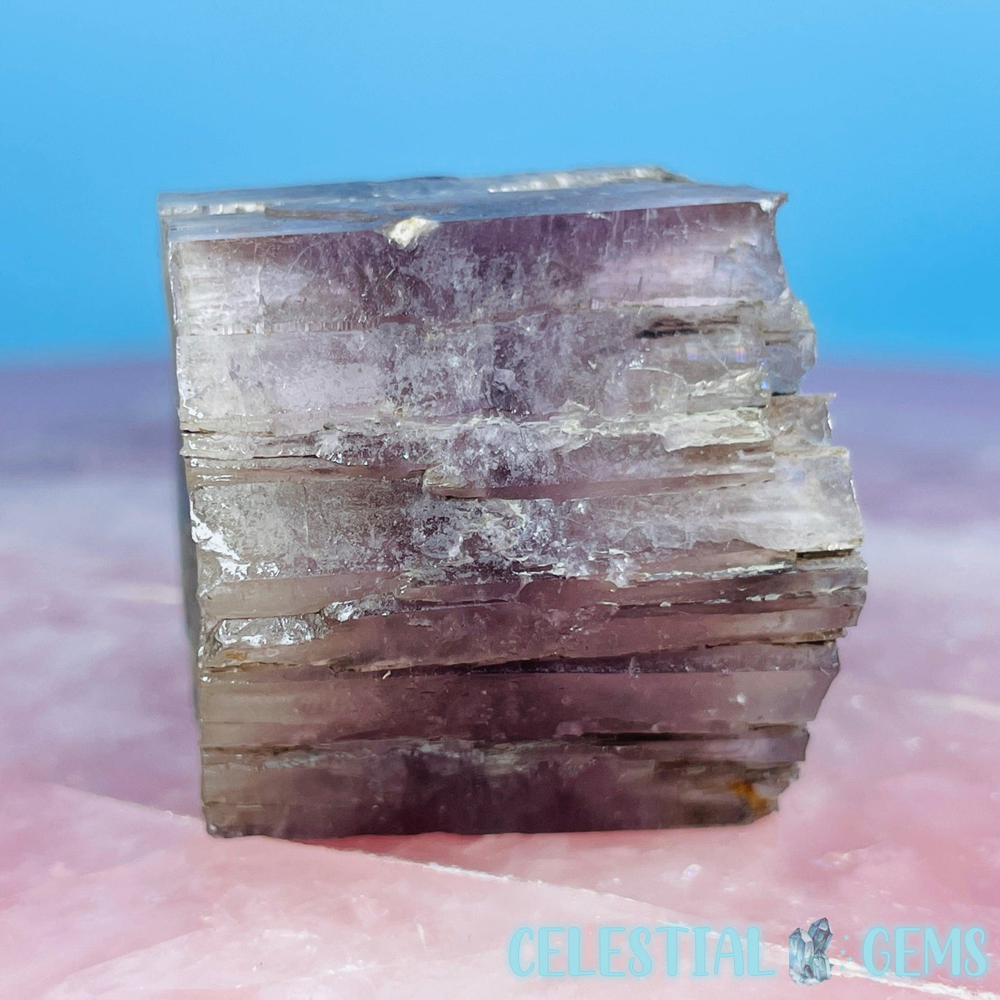 Purple Spanish Aragonite Crystal Specimen