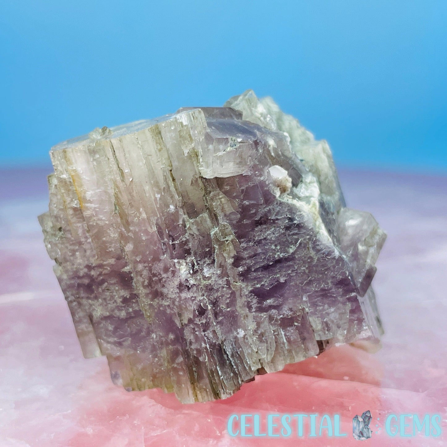 Purple Spanish Aragonite Crystal Specimen