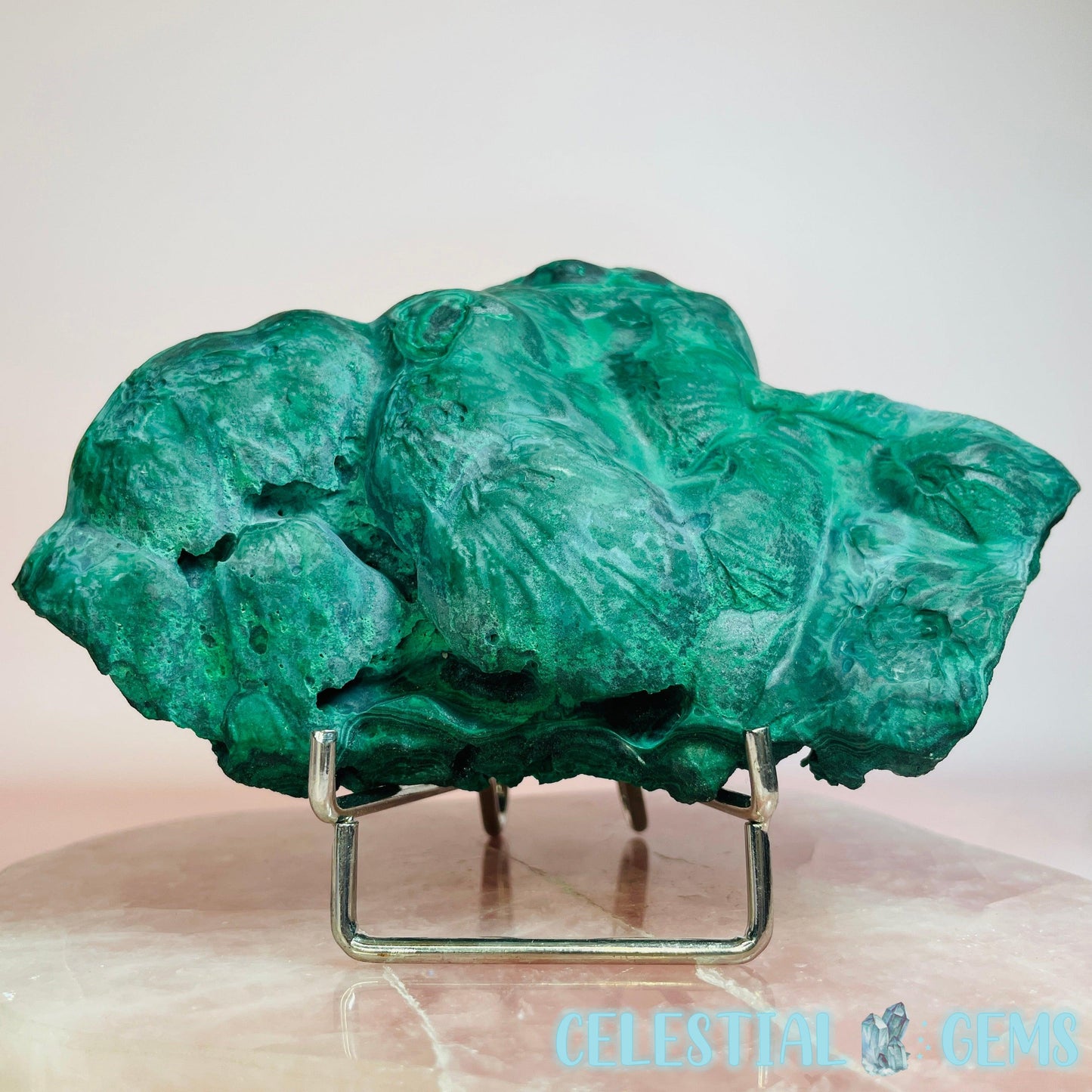 Botryoidal Malachite Medium Raw Chunk