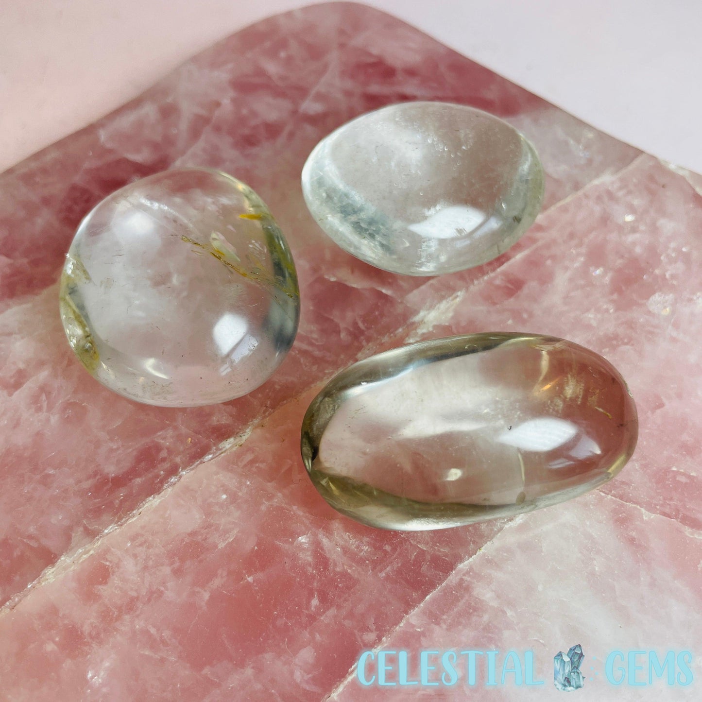 Clear Quartz Mini Palmstone