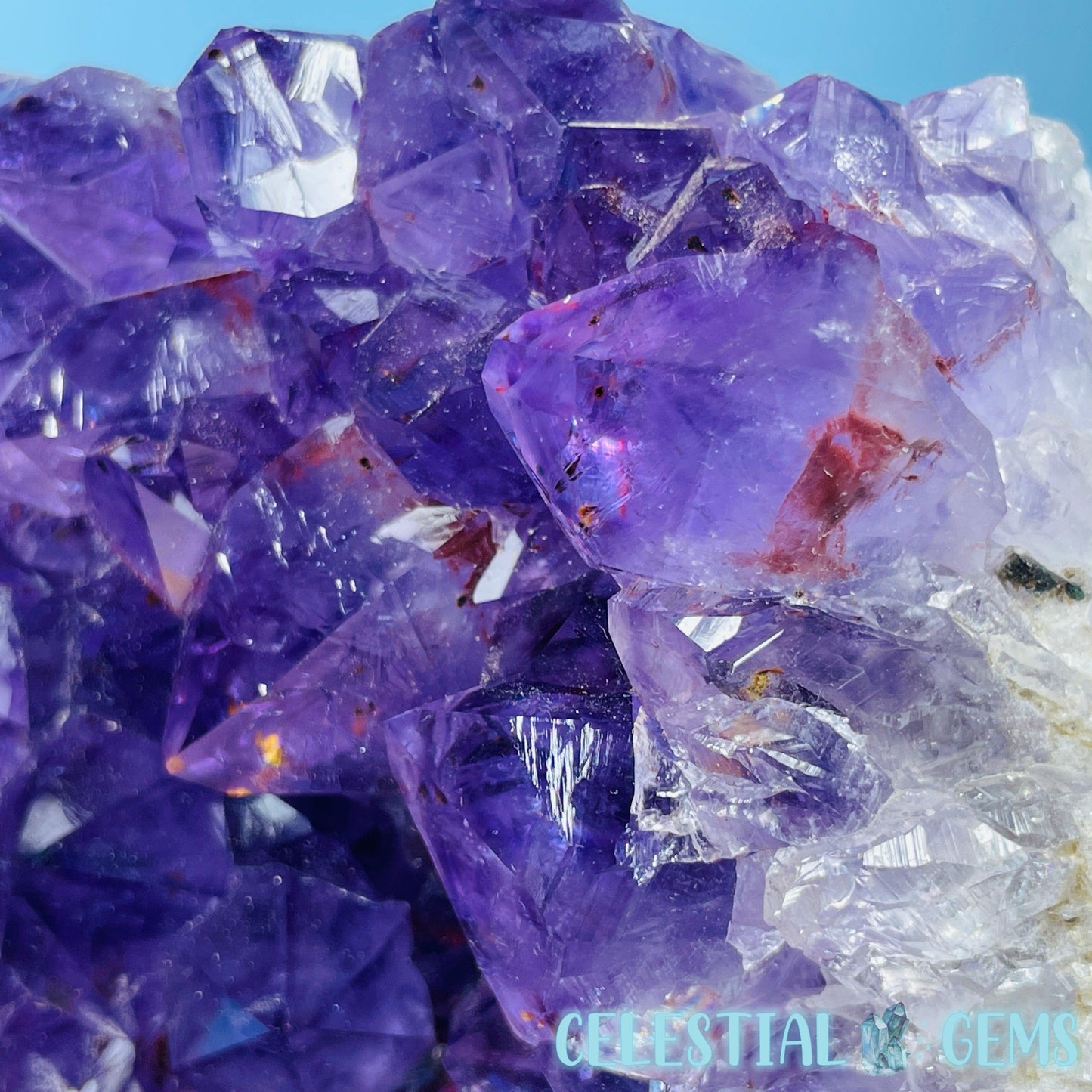 Dark Amethyst Large Cluster Freeform