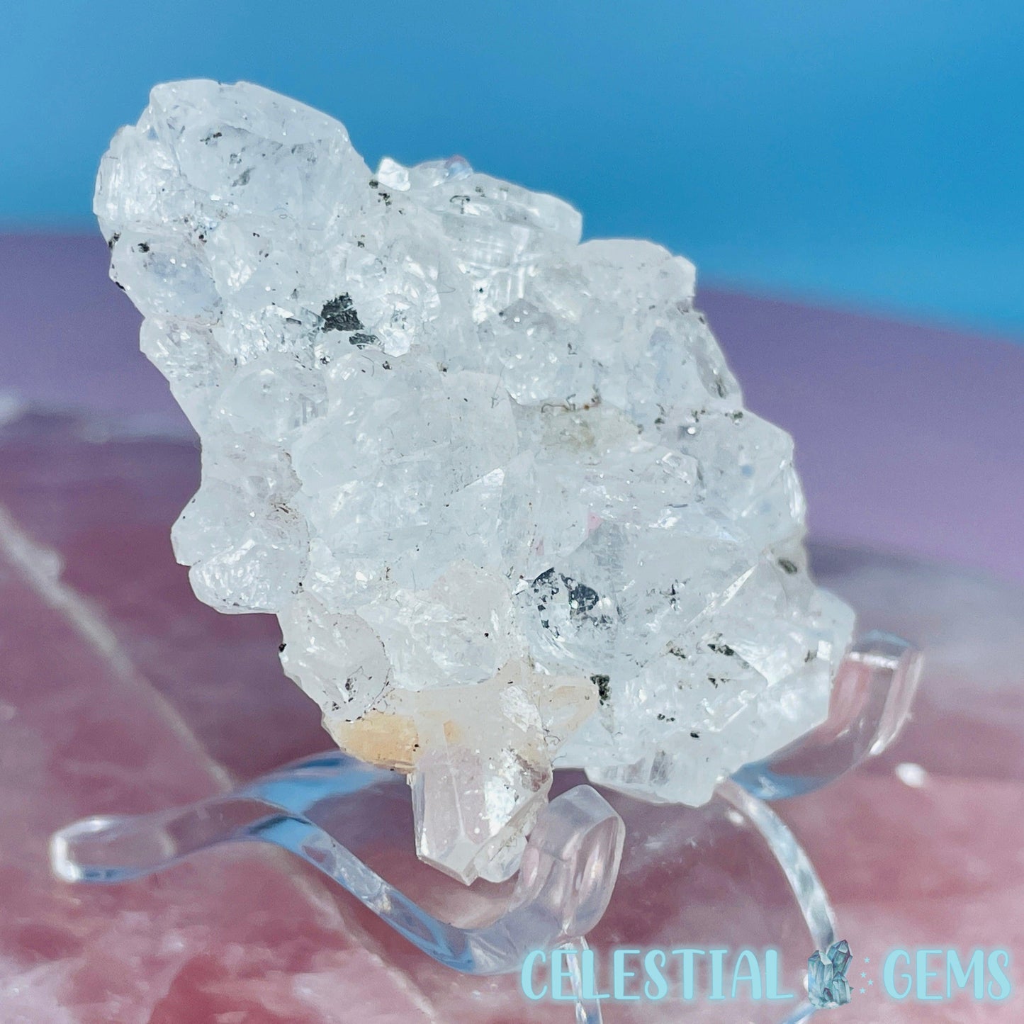 A Grade Diamond Apophyllite Mini Cluster