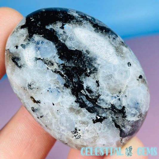 Rainbow Moonstone Palmstone (Video)