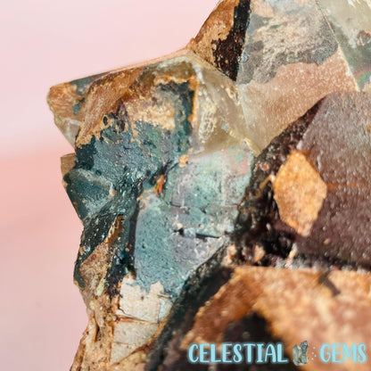 Goethite-Coated Quartz Large-Toothed Point Formation