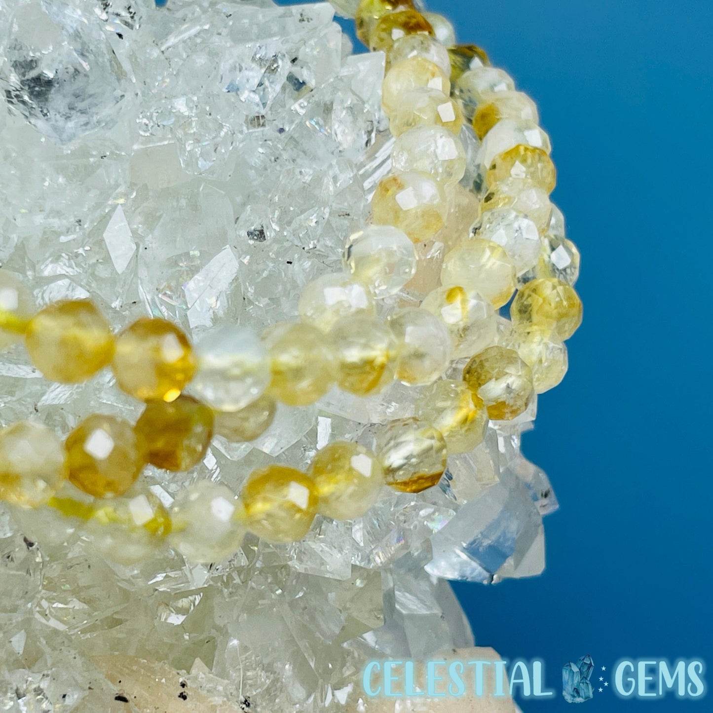 Citrine Faceted 4mm Bracelet