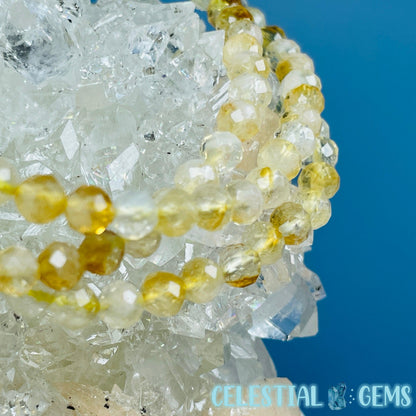Citrine Faceted 4mm Bracelet