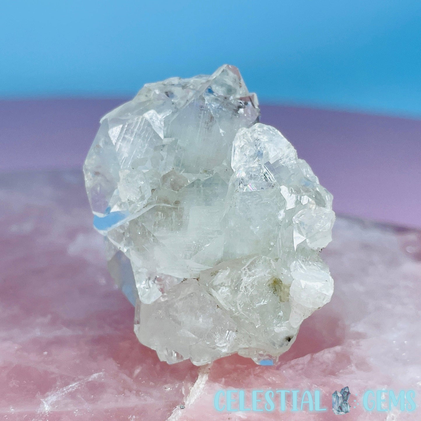 A Grade Diamond Apophyllite Mini Cluster