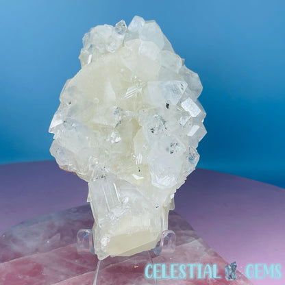 A Grade Diamond Apophyllite + Calcite + White Chalcedony Medium Cluster