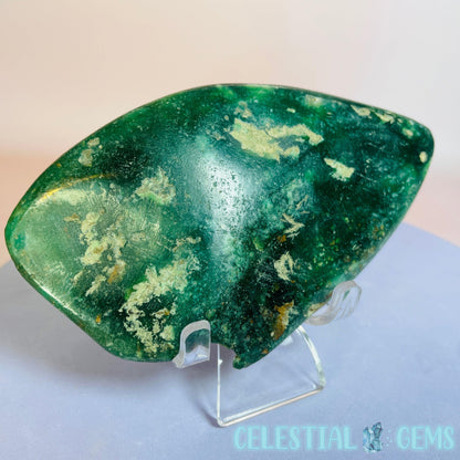 Mtorolite Chrysoprase Flat Medium Freeform/Palmstone