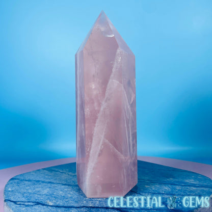 High Grade Rose Quartz Medium Chunky Tower