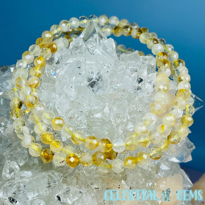 Citrine Faceted 4mm Bracelet